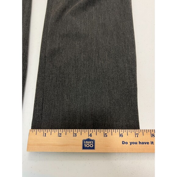 Talbots Petites Charcoal Gray Stretch Dress Pants Side Zipper - Women's 14 P - Picture 10 of 11